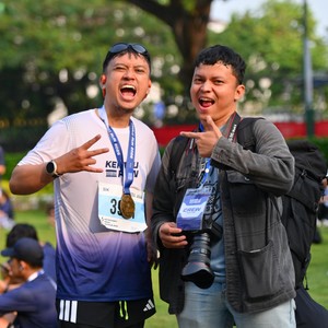 Race photo from KEMLU RUN 2026