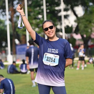 Race photo from KEMLU RUN 2026