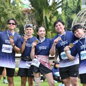 Race photo from KEMLU RUN 2026