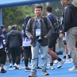 Race photo from KEMLU RUN 2026
