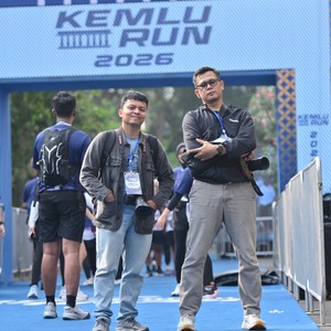 Race photo from KEMLU RUN 2026