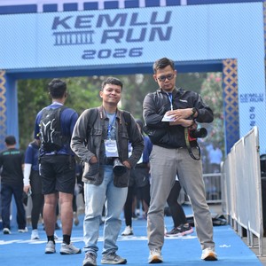 Race photo from KEMLU RUN 2026