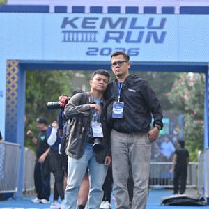 Race photo from KEMLU RUN 2026