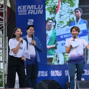 Race photo from KEMLU RUN 2026