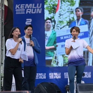 Race photo from KEMLU RUN 2026