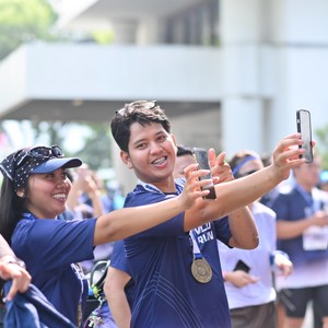 Race photo from KEMLU RUN 2026