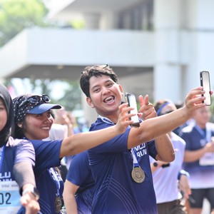 Race photo from KEMLU RUN 2026