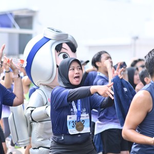 Race photo from KEMLU RUN 2026