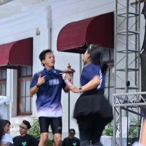 Race photo from KEMLU RUN 2026