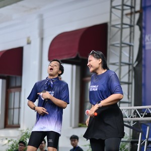 Race photo from KEMLU RUN 2026