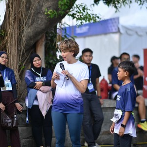Race photo from KEMLU RUN 2026