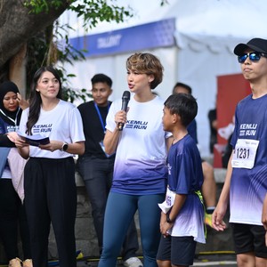 Race photo from KEMLU RUN 2026
