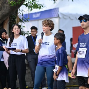 Race photo from KEMLU RUN 2026