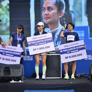 Race photo from KEMLU RUN 2026