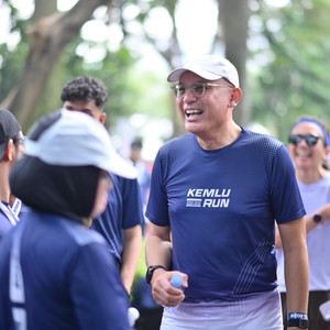 Race photo from KEMLU RUN 2026