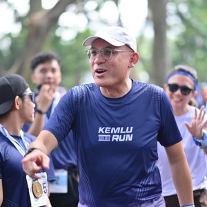 Race photo from KEMLU RUN 2026