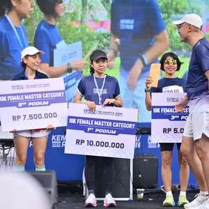 Race photo from KEMLU RUN 2026