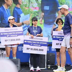 Race photo from KEMLU RUN 2026