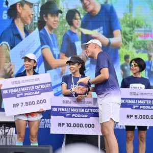 Race photo from KEMLU RUN 2026