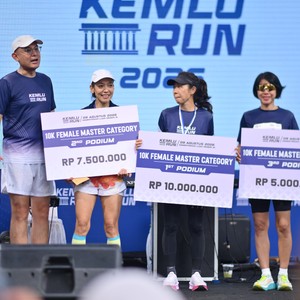 Race photo from KEMLU RUN 2026
