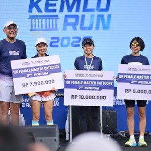 Race photo from KEMLU RUN 2026