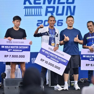 Race photo from KEMLU RUN 2026