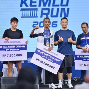 Race photo from KEMLU RUN 2026