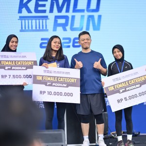 Race photo from KEMLU RUN 2026