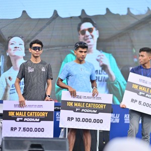 Race photo from KEMLU RUN 2026