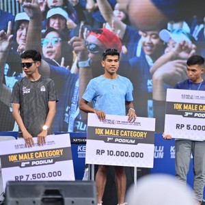 Race photo from KEMLU RUN 2026