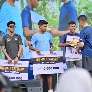 Race photo from KEMLU RUN 2026