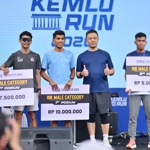 Race photo from KEMLU RUN 2026