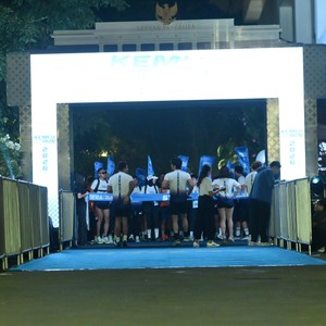 Race photo from KEMLU RUN 2026
