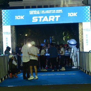 Race photo from KEMLU RUN 2026