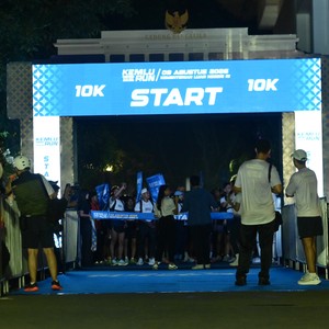 Race photo from KEMLU RUN 2026