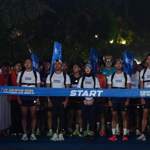 Race photo from KEMLU RUN 2026