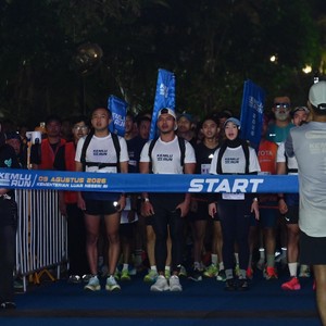Race photo from KEMLU RUN 2026