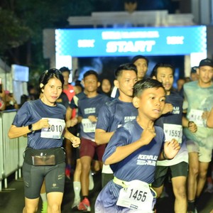Race photo from KEMLU RUN 2026