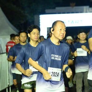 Race photo from KEMLU RUN 2026