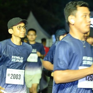 Race photo from KEMLU RUN 2026