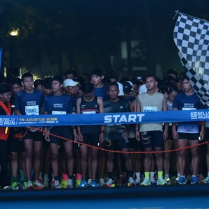 Race photo from KEMLU RUN 2026