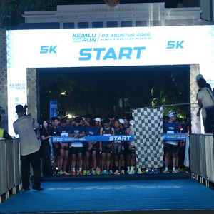 Race photo from KEMLU RUN 2026