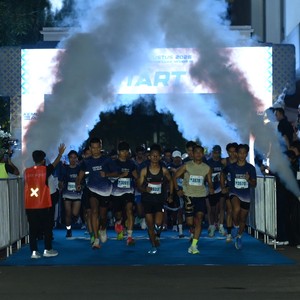Race photo from KEMLU RUN 2026