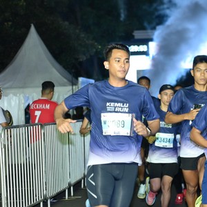Race photo from KEMLU RUN 2026