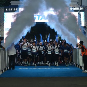 Race photo from KEMLU RUN 2026