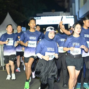 Race photo from KEMLU RUN 2026