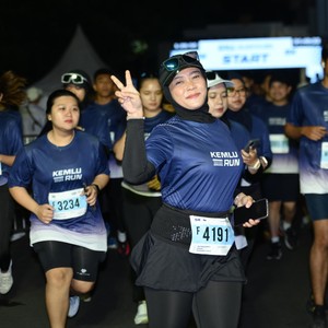 Race photo from KEMLU RUN 2026