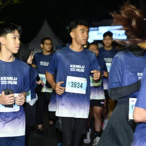 Race photo from KEMLU RUN 2026