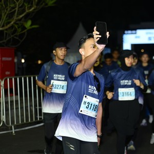 Race photo from KEMLU RUN 2026