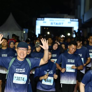 Race photo from KEMLU RUN 2026